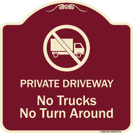 Designer Series-Private Driveway. No Trucks No Turnaround